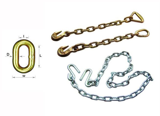 USA standard link chain with hook